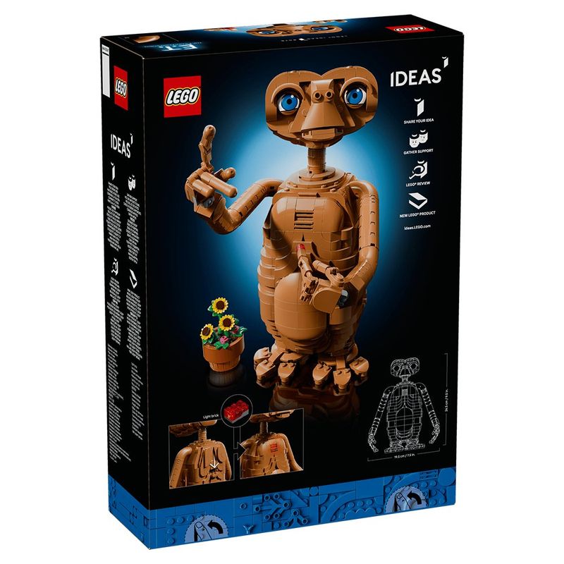 LEGO Ideas E.T. el Extraterrestre #21370 de 1226 piezas