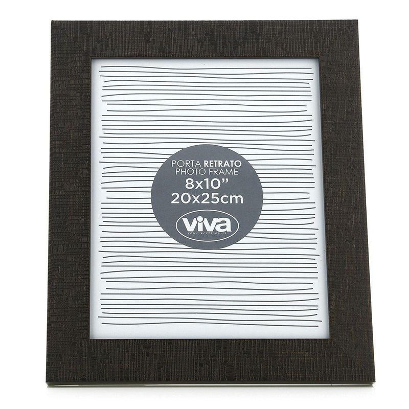 Marco Para Foto 31X2X26 Cm Café - Flor De Liz