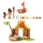 LEGO Disney Moana Casa del Pueblo y Bote #43282 con 85 Piezas