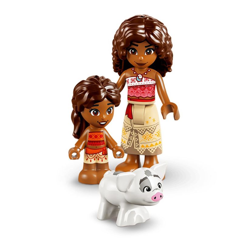 LEGO Disney Moana Casa del Pueblo y Bote #43282 con 85 Piezas