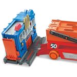 Hot Wheels City Camión Megaremolque con Capacidad para 50 Autos