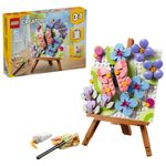 LEGO Creator 3 en 1 Cuadro Decorativo de Arte Floral #31390 con 510 Piezas