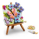 LEGO Creator 3 en 1 Cuadro Decorativo de Arte Floral #31390 con 510 Piezas