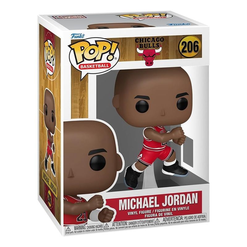 Funko Pop NBA Chicago Bulls Michael Jordan 1989 Coleccionable de Vinilo #206
