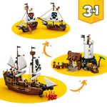 LEGO Creator 3 en 1 Barco Pirata Clásico #31387 de 1074 Piezas