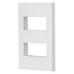 Placa De 2 Módulos Blanca - Volteck