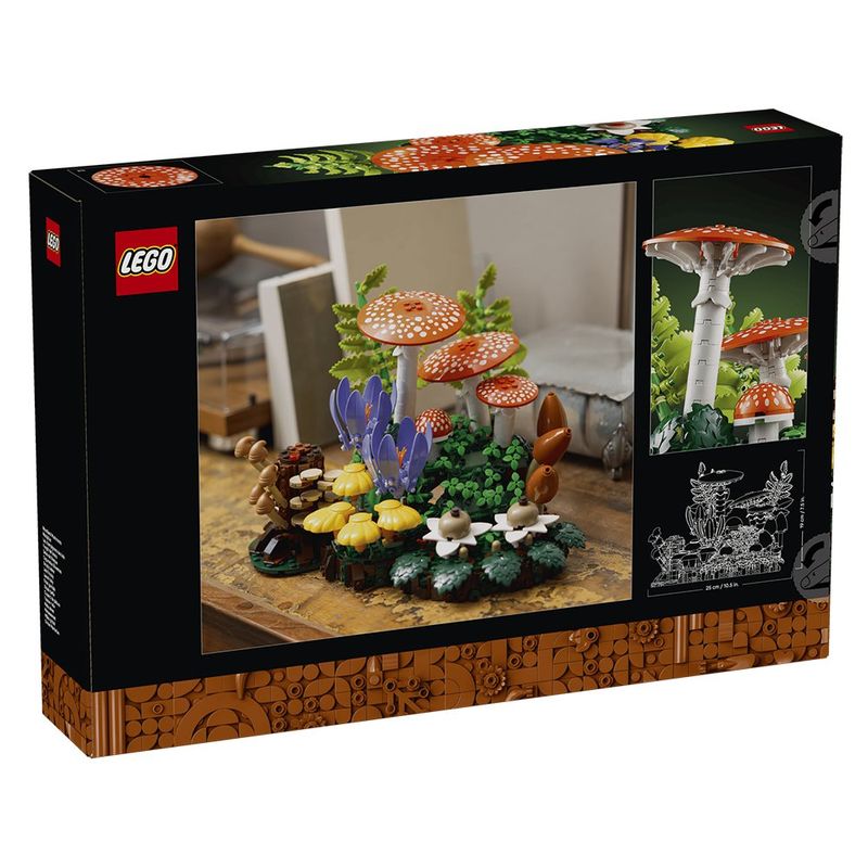 LEGO Botanicals Hongos del Bosque #11505 con 806 Piezas