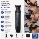 Kit de Corte de Barba con Detallador Todo en Uno 11 Piezas Color Negro