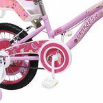 Bicicleta Infantil Princesa Ruedas de 16 Plg con Canasta y Ruedas de Apoyo - Presentación Surtida