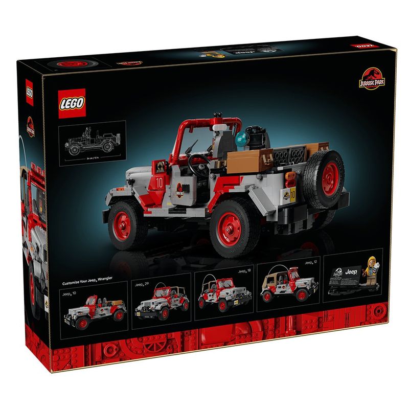 LEGO Jurassic World Jurassic Park Jeep Wrangler #77984 de 1,924 Piezas