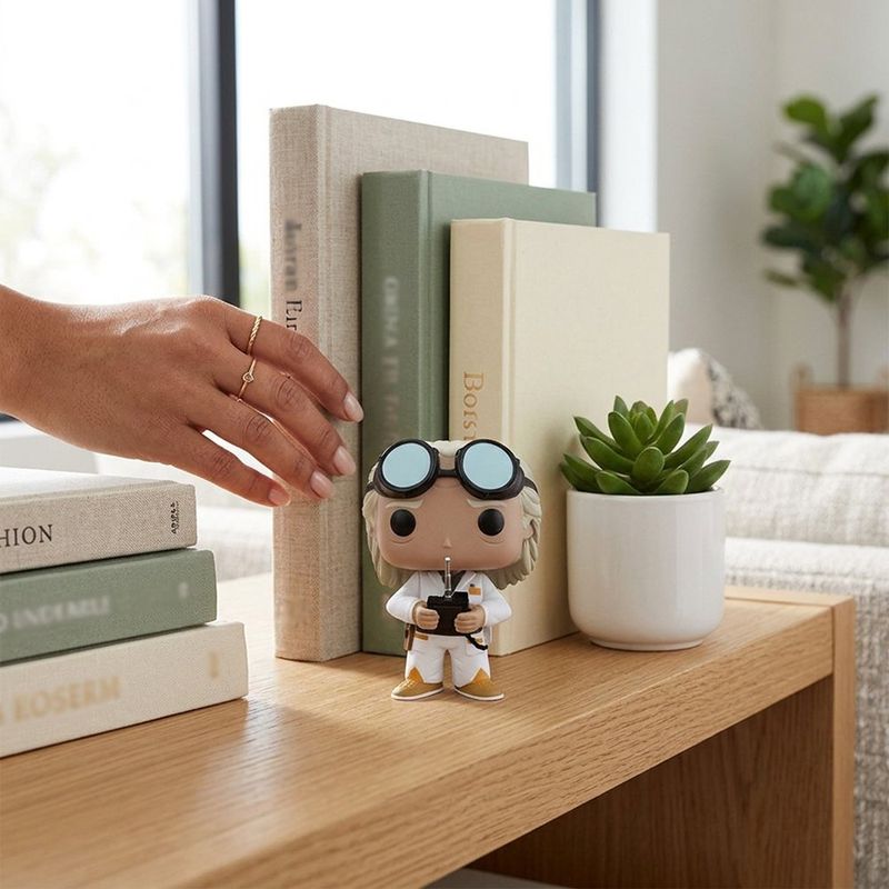 Funko Pop Doc Brown de Volver al Futuro Coleccionable de Vinilo #50