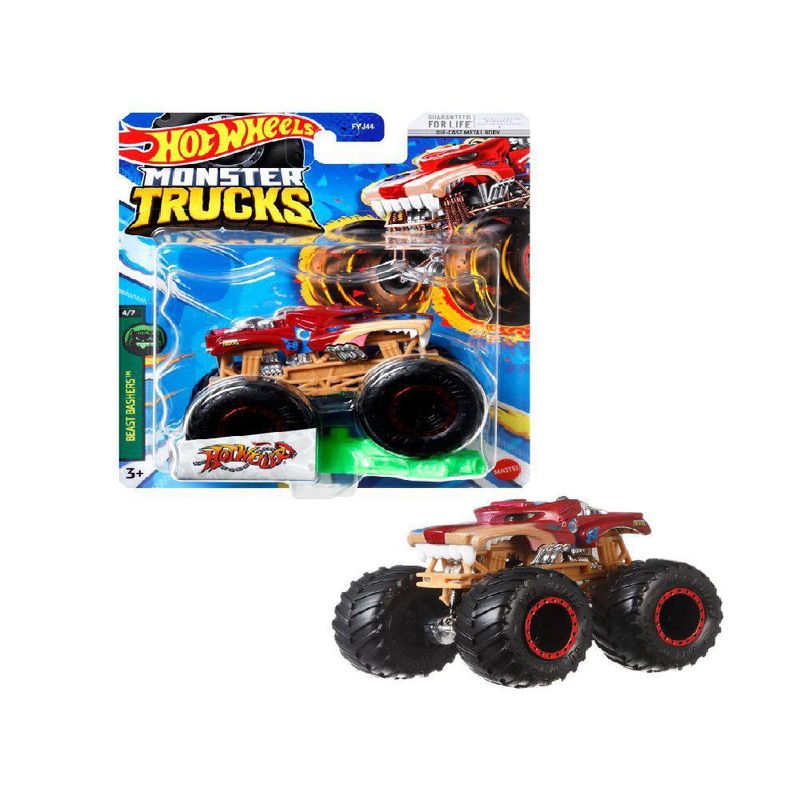 Hot Wheels Monster Truck con Llantas Gigantes Escala 1:64 - Presentación Surtida