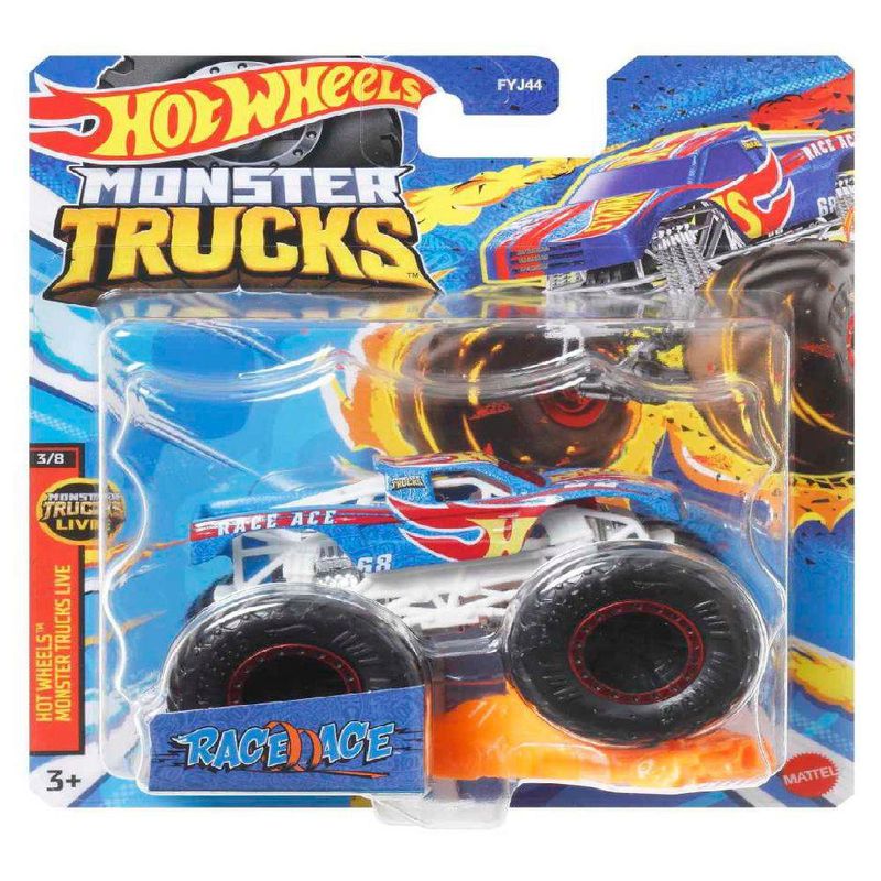 Hot Wheels Monster Truck con Llantas Gigantes Escala 1:64 - Presentación Surtida
