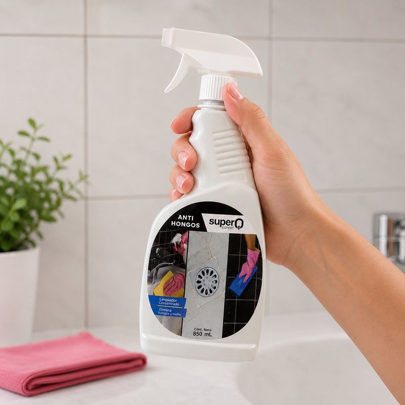 Limpiador Anti Hongos Concentrado en Atomizador para Baños y Cocinas 850 mL