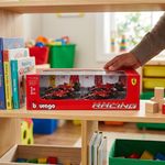 Set de Autos de Colección F1 Ferrari Escala 1:43 Carrocería Metálica, 4 Unidades