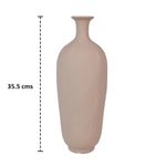 Florero Decorativo Estilizado 35.5 cm Color Beige