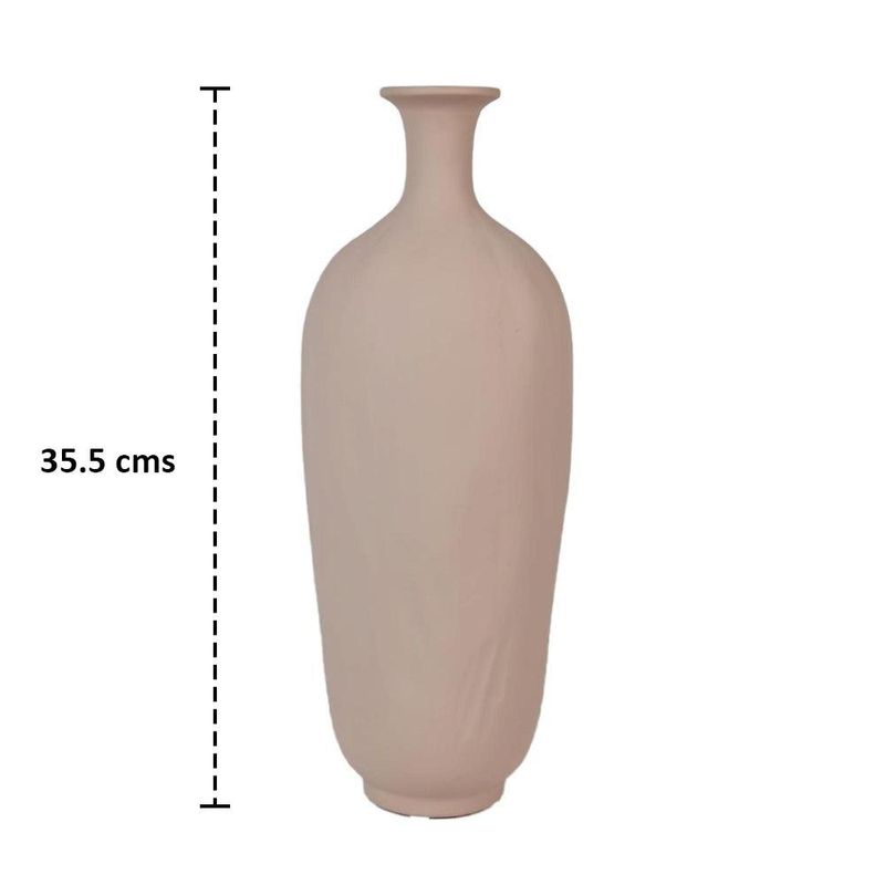 Florero Decorativo Estilizado 35.5 cm Color Beige