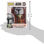 Funko Pop Mandalorian Volando con Grogu Bobble-Head Coleccionable de Vinilo #402