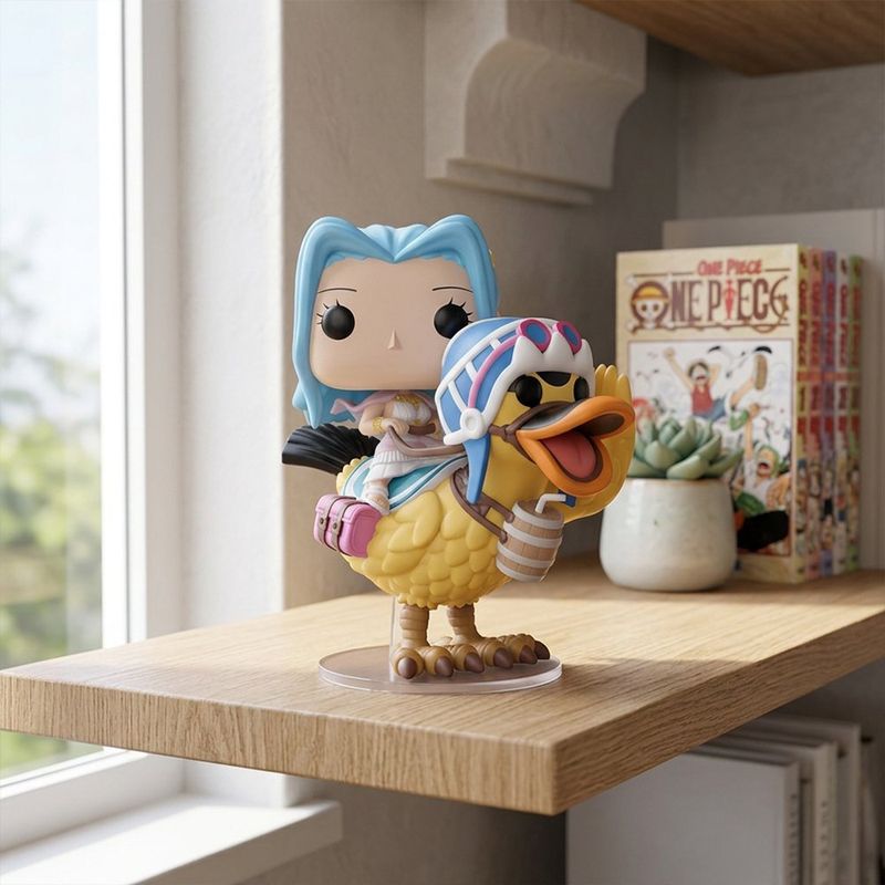 Funko Pop Rides Deluxe One Piece Vivi & Karoo Coleccionable de Vinilo #129