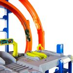 Hot Wheels Pista Mega Garaje con Elevador Manual y Gran Looping Doble