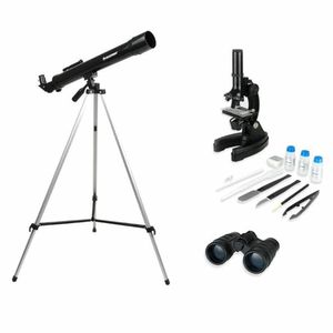 Kit de Telescopio, Microscopio y Binoculares