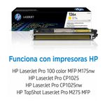 Cartucho de Tóner 128A Original para LaserJet Pro CM1415 y CP1525 Color Amarillo
