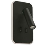 Lámpara Led De Pared Negra 1 Luz 15w - Designers - Modern Lighting
