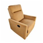 Sillón Reclinable Manual Artemisa Café Sealy 90.9 × 85.9 × 71.9 cm