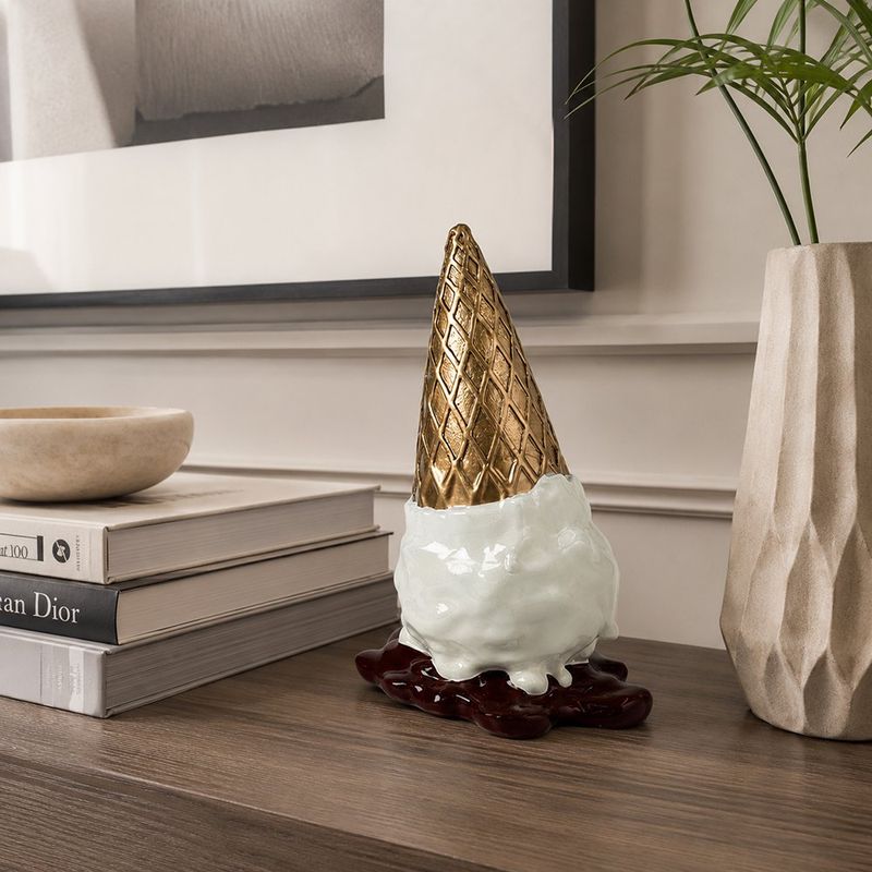 Figura Decorativa de Helado Derretido Grande 30 cm