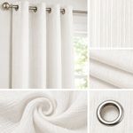 Cortina para Ventana de 135 x 240 cm Capri Color Blanco