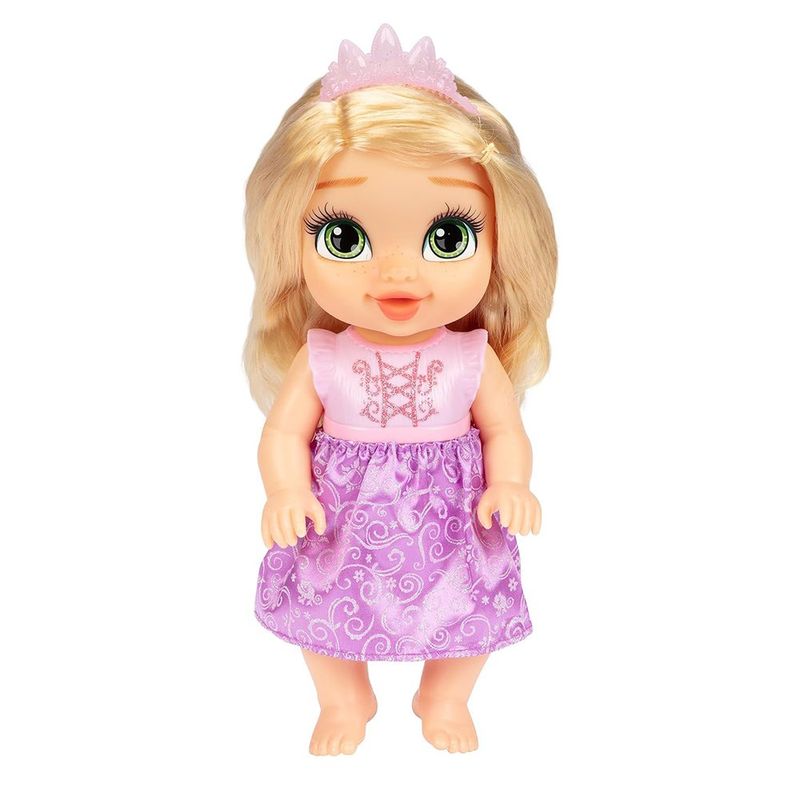 Muñeca Bebé Princess Disney 15 Plg con Tiara y Vestido - Presentación Surtida