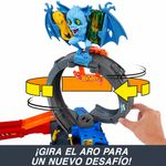 Hot Wheels Circuito Ataque del Murciélago para Autos Escala 1:64 con Giro