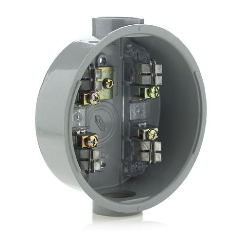 Caja Socket Redonda Para Contador C/Cinc - Iusa