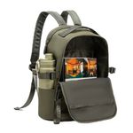 Mochila para Laptop de 14 Plg Resistente al Agua en Color Verde Olivo