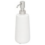 Dispensador de Jabón Alto Eco Vanity de Cerámica Color Blanco Mate