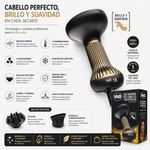 Secadora de Cabello 700 W con Difusor Color Dorado y Negro