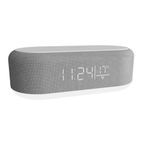 Reloj Despertador 5 en 1 con Bocina Bluetooth, Carga Inalámbrica y Luz RGB