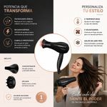 Secadora de Cabello Power Shine Black Ion