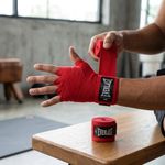 Vendas para Manos de Boxeo y Artes Marciales de 120 Plg Color Rojo