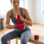 Vendas para Manos de Boxeo y Artes Marciales de 120 Plg Color Rojo