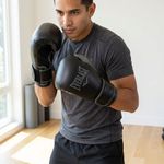 Guantes para Boxeo Powerlock V2 de 14 Oz para Entrenamiento Color Negro