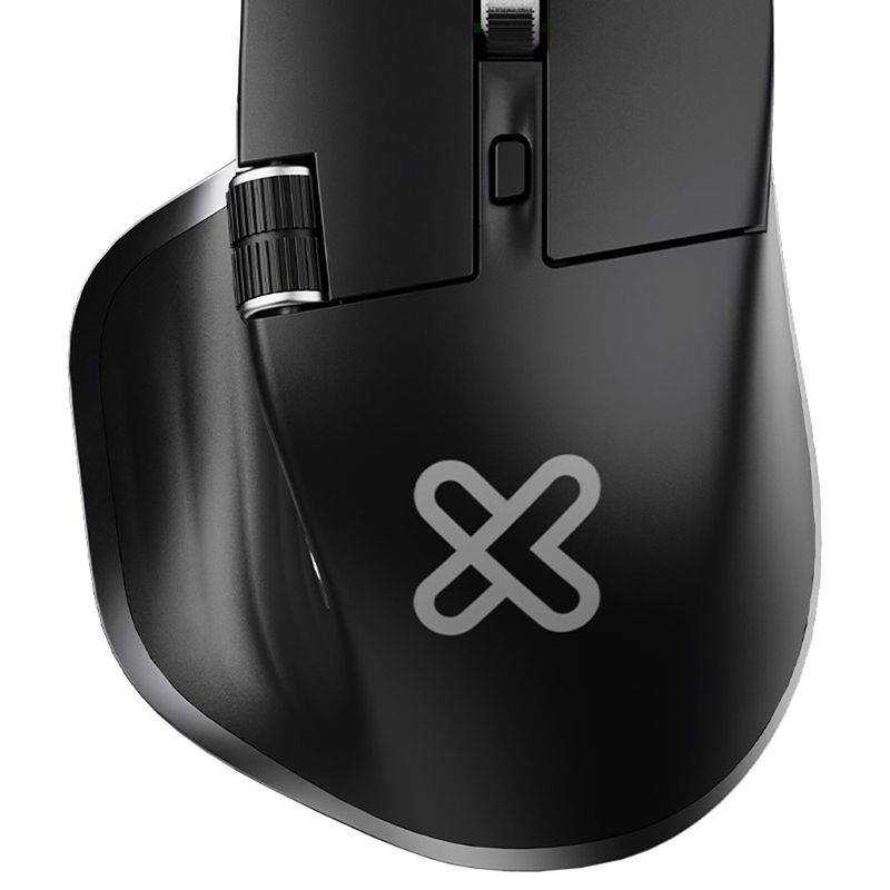 Mouse Bluetooth Recargable Ergonómico con Scroll Horizontal en Color Negro