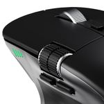 Mouse Bluetooth Recargable Ergonómico con Scroll Horizontal en Color Negro