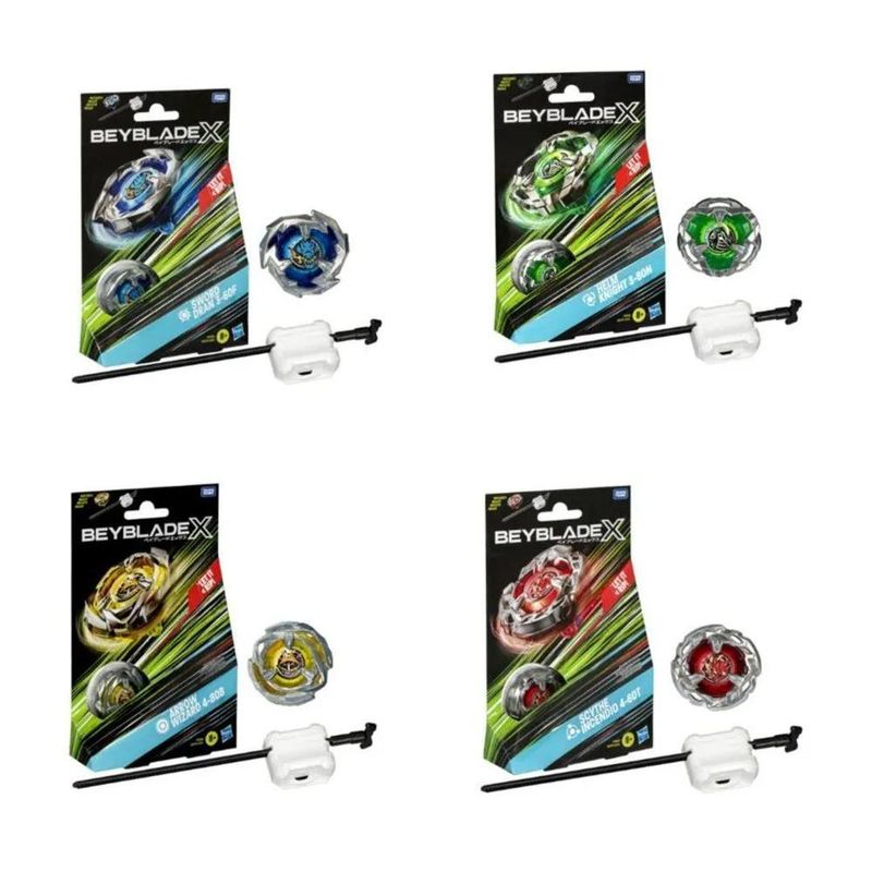 Beyblade X Starter Pack Wand Wizard 1-60R Takara Tomy Diseños Surtidos