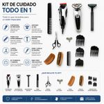 Kit de Corte y Afeitado con Accesorios 7 Piezas
