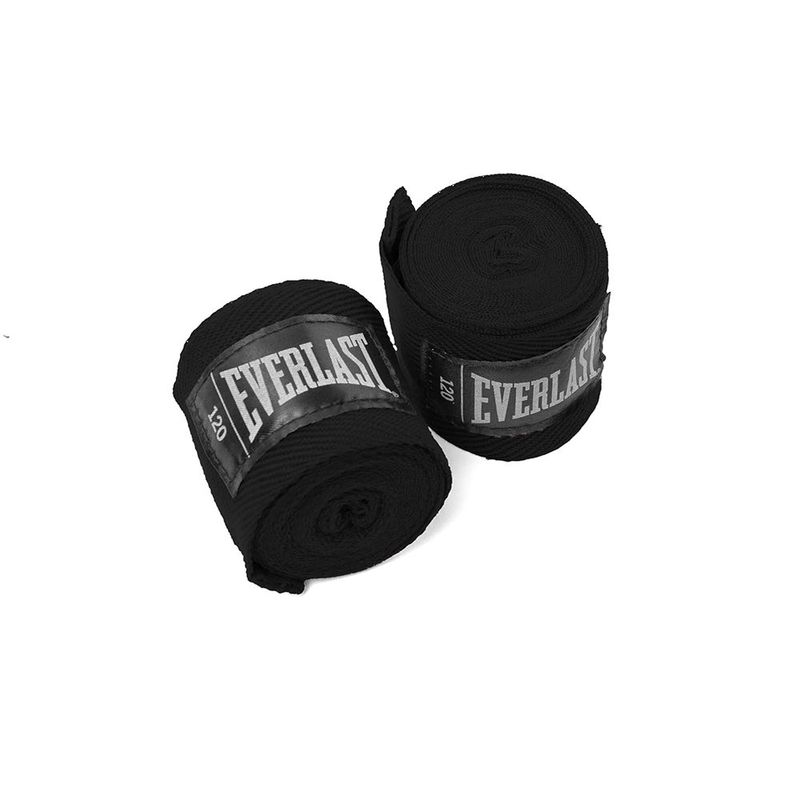 Vendas para Manos de Boxeo y Artes Marciales de 120 Plg Color Negro