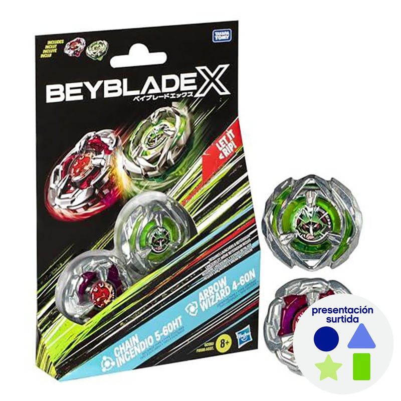 Beyblade X Dual Pack Diseños Surtidos