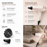 Secadora de Cabello Pro Thermal Luxe Color Blanco Perla