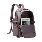 Mochila para Laptop de 14 Plg Resistente al Agua en Color Lila