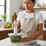 Set de Envasado al Vacío Fresh & Save de Vidrio de Borosilicato para Conservación de Alimentos, 7 Piezas